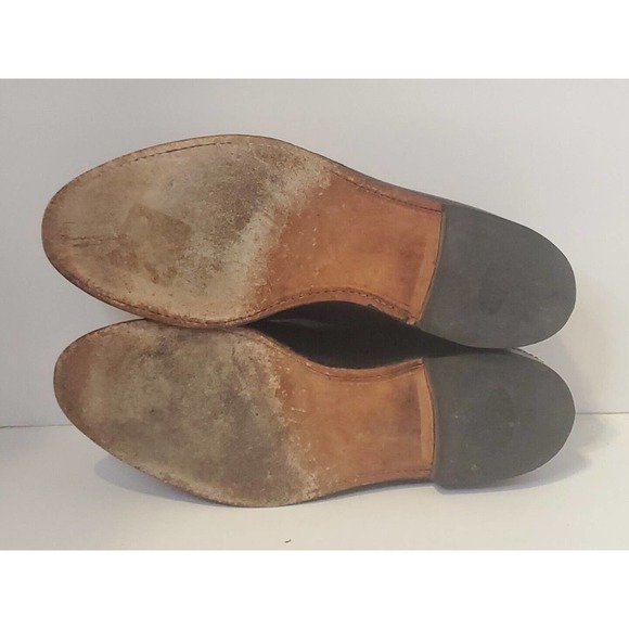 Allen Edmonds Black Leather Slip On Dress Tassel Loafers Shoes Men's 10.5 D - Picture 8 of 8